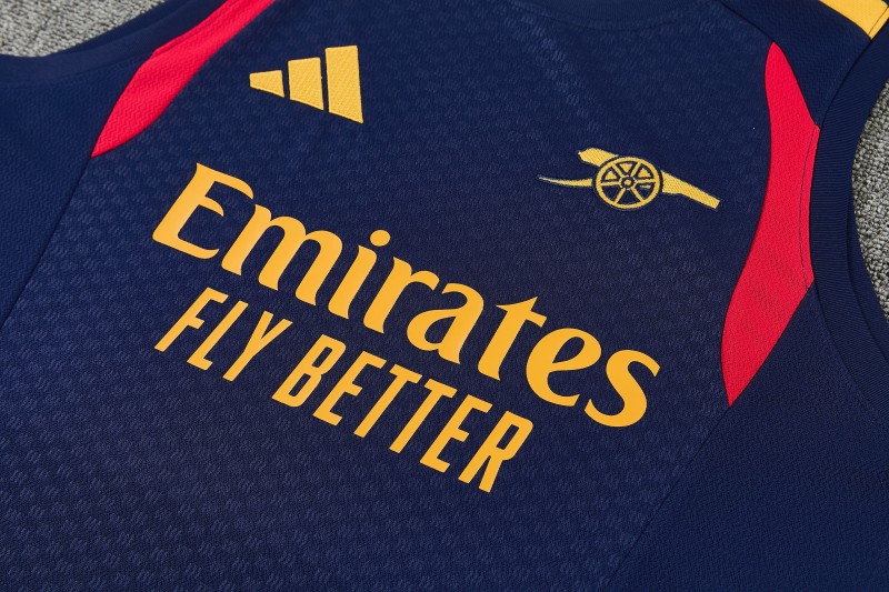 26/27 Arsenal Navy Blue Sleeveless Training Vest +Shorts Set