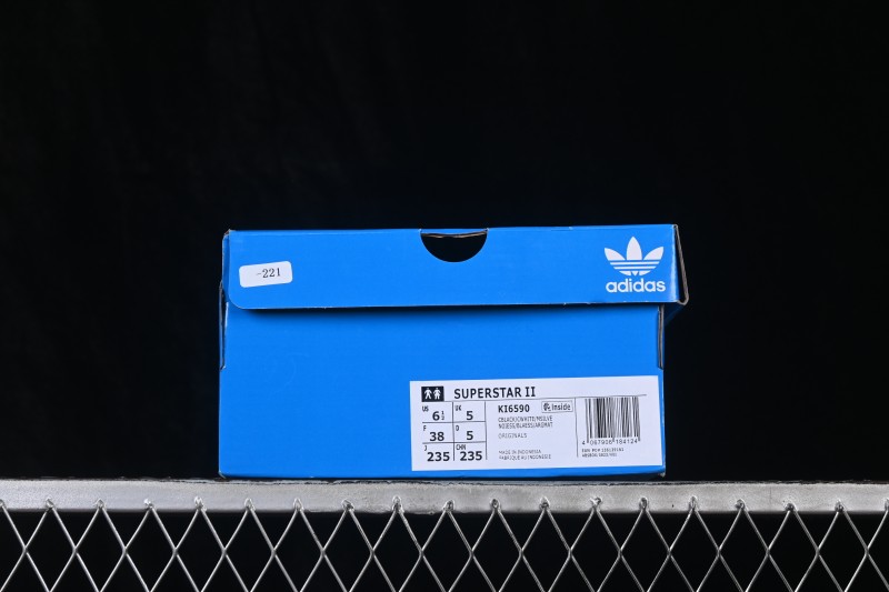 Adidas Originals Superstar II Classic Shell-Toe Casual Sneakers - KI6590