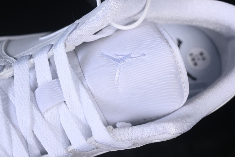 Nike Air Jordan 1 Low Classic White Casual Sneakers for Men - DV0990-111