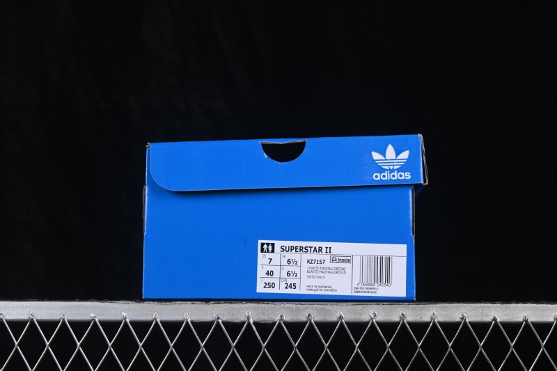 Adidas Originals Superstar II Classic Shell-Toe Casual Sneakers - KZ7157