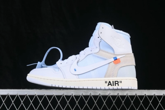 Nike Air Jordan 1 Retro High OG Off-White White Basketball Shoes - AA3834-100