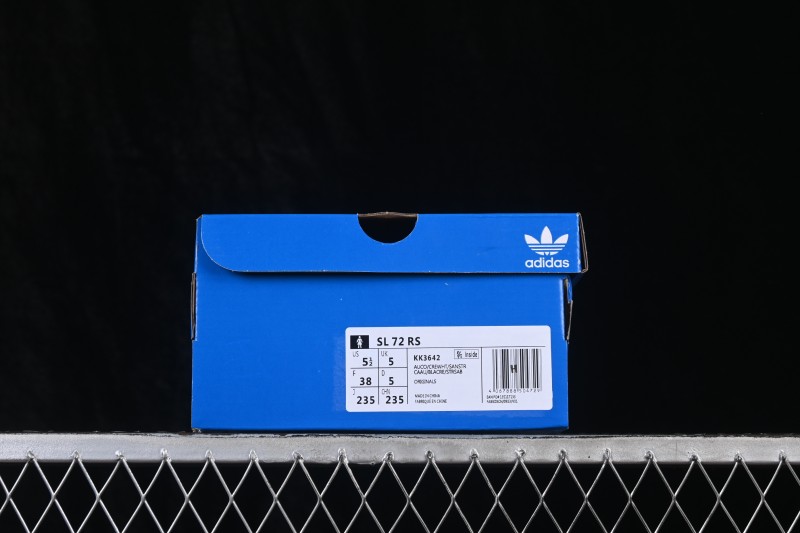 Adidas Originals SL 72 Retro Running Shoes with Classic Suede Overlays - KK3642