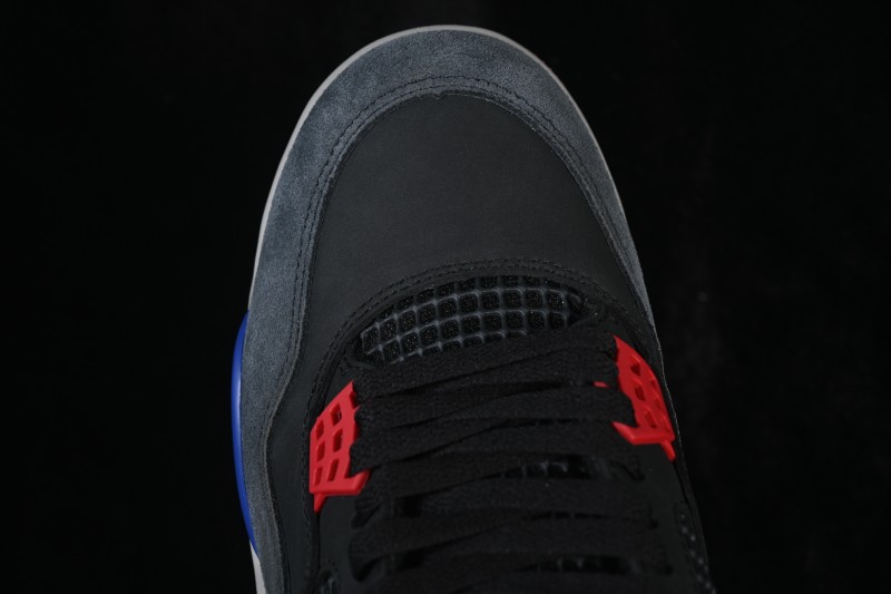 Nike Air Jordan 4 Retro Running Shoes with Military Blue and Neutral Grey Accents - FV5029-003