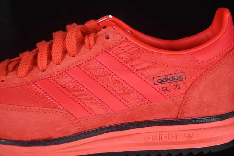 Adidas Originals SL 72 Retro Running Shoes with Classic Suede and Mesh Upper - KJ1205