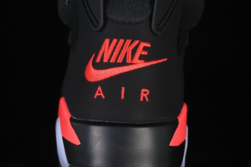 Nike Air Jordan 6 Retro Sneakers with Infrared Accents and Classic Design - CT8529-001