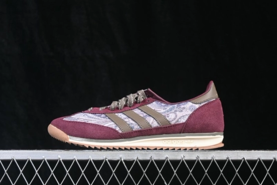 Adidas Originals SL 72 Retro Running Shoes with Classic Suede Overlays - KI4804