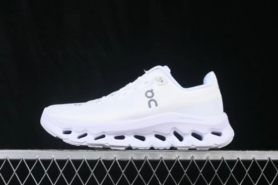 On Cloudtilt Lightweight Cushioned Low-Top Urban Commute Running Shoes - White White