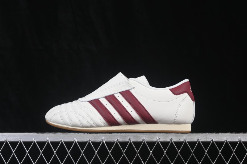 Adidas Originals Taekwondo Lace Training Shoes with Wrapping Fit, Cushioned Comfort, Slip-Resistant and Abrasion-Resistant Low-Top Design - JS4527