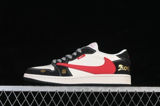 Nike Air Jordan 1 Low OG SP Travis Scott x Fragment Design Retro Basketball Lifestyle Shoes - MZ9588-825