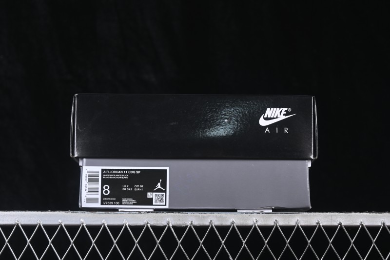 Nike Air Jordan 11 Retro OG Comme des Garcons Collaboration White Sneakers - IV7639-100