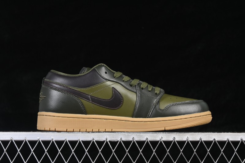 Air Jordan 1 Low OG Retro Basketball Shoes with Woven Leather Upper - IR0840-325