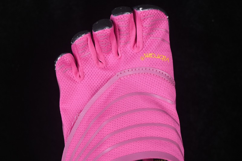 Vibram GroundSplay Barefoot Squat Training Quick-Dry Five-Finger Shoes with Support - 26W8804 Fuchsia Black