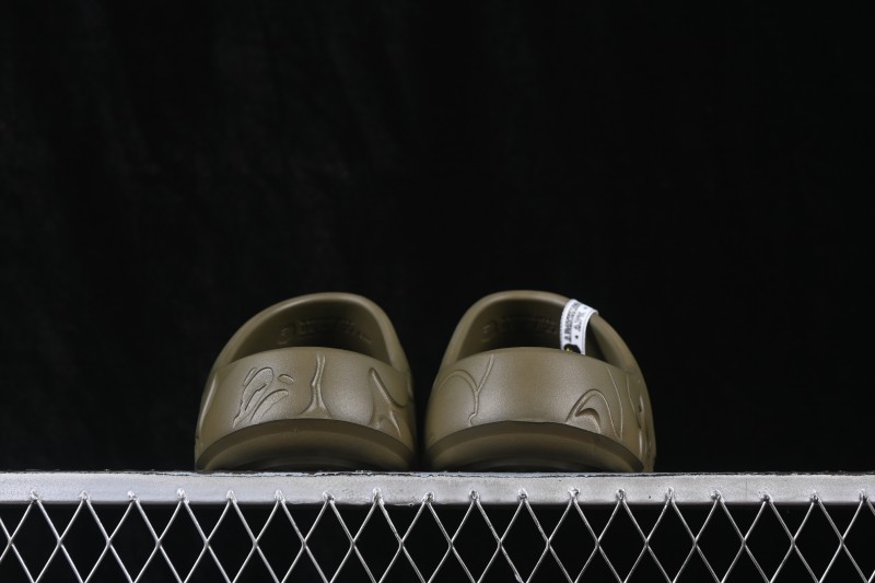 Bape EVA Ape Head Comfortable All-Match One-Band Slipper - M322911 Olive Green