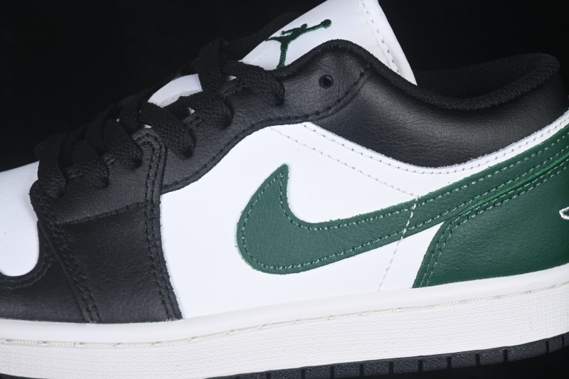 Nike Air Jordan 1 Low Retro Basketball Shoes with Classic Color Blocking - 553558-047