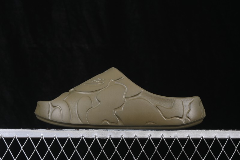 Bape EVA Ape Head Comfortable All-Match One-Band Slipper - M322911 Olive Green