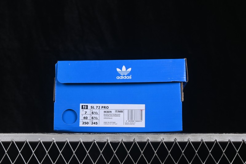 Adidas Originals SL 72 Retro Running Shoes with Classic Suede Overlays - KK3079