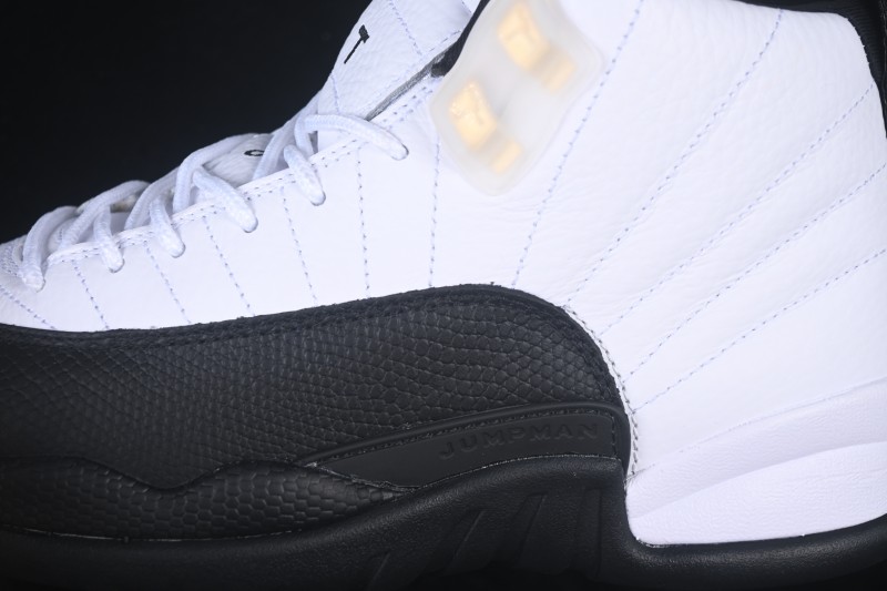 Nike Air Jordan 12 Retro Taxi Basketball Shoes with Gold Eyelets - CT8013-117