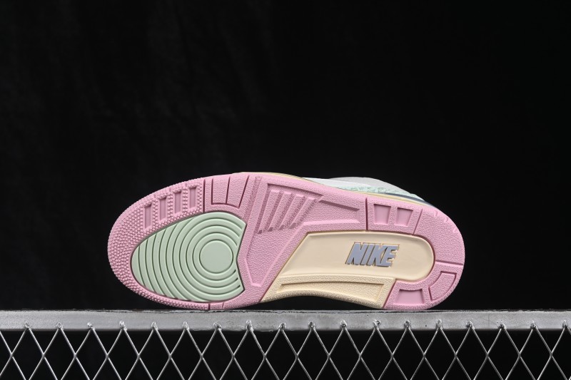 Nike Air Jordan 3 Retro Easter Running Shoes with Pastel Accents and Embroidered Cracks - IF4396-100