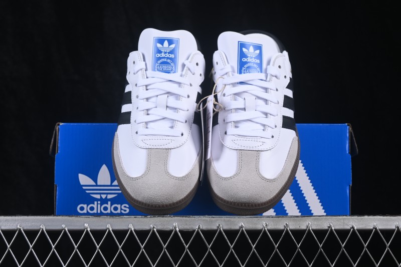 Adidas Samba OG Casual Slide Sandals with Premium Leather Upper - LB3814