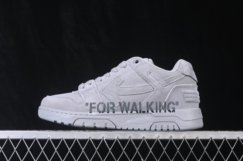 Off-White Out Of Office Low-Top Sneakers Space Grey - AJD4