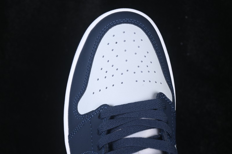 Nike Air Jordan 1 Low AJ1 Grey Blue Low-Top Retro Cultural Basketball Shoes - IV6045-451