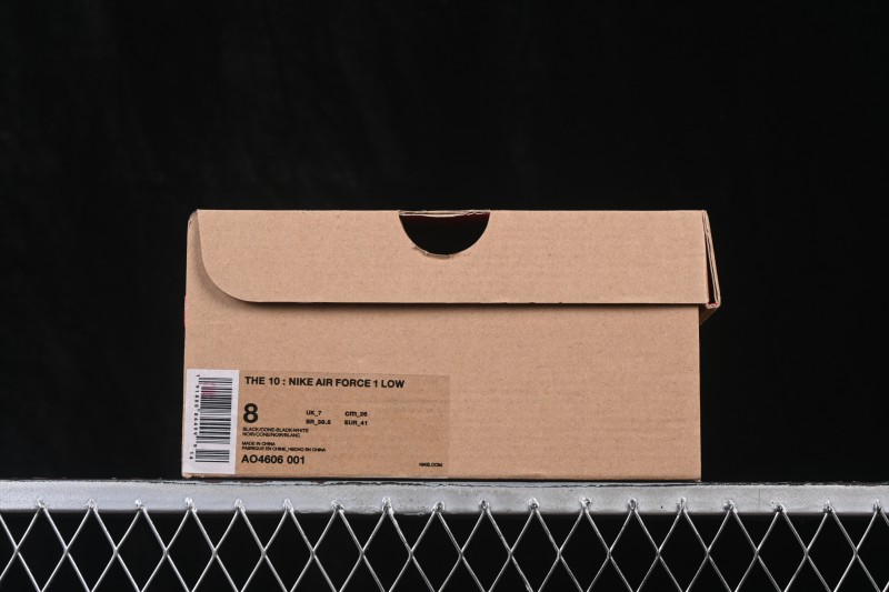 Nike Air Force 1 Low Off-White Black Transparent - AO4606-001
