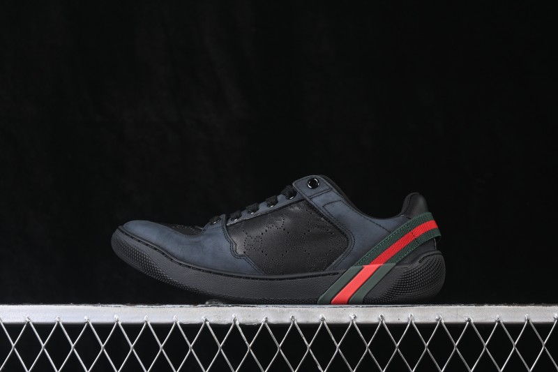 Gucci Primavera Screener Casual Sneakers with Interlocking G and Web Detail - FAGIV9078