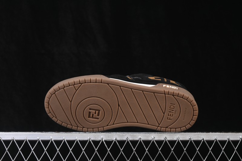 Fendi Match Round Toe Thick Sole Low-Top Casual Sneakers - AHH2F1FHS