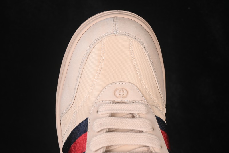 Gucci Primavera Screener Distressed Nylon Casual Sneakers - FAGIV9078