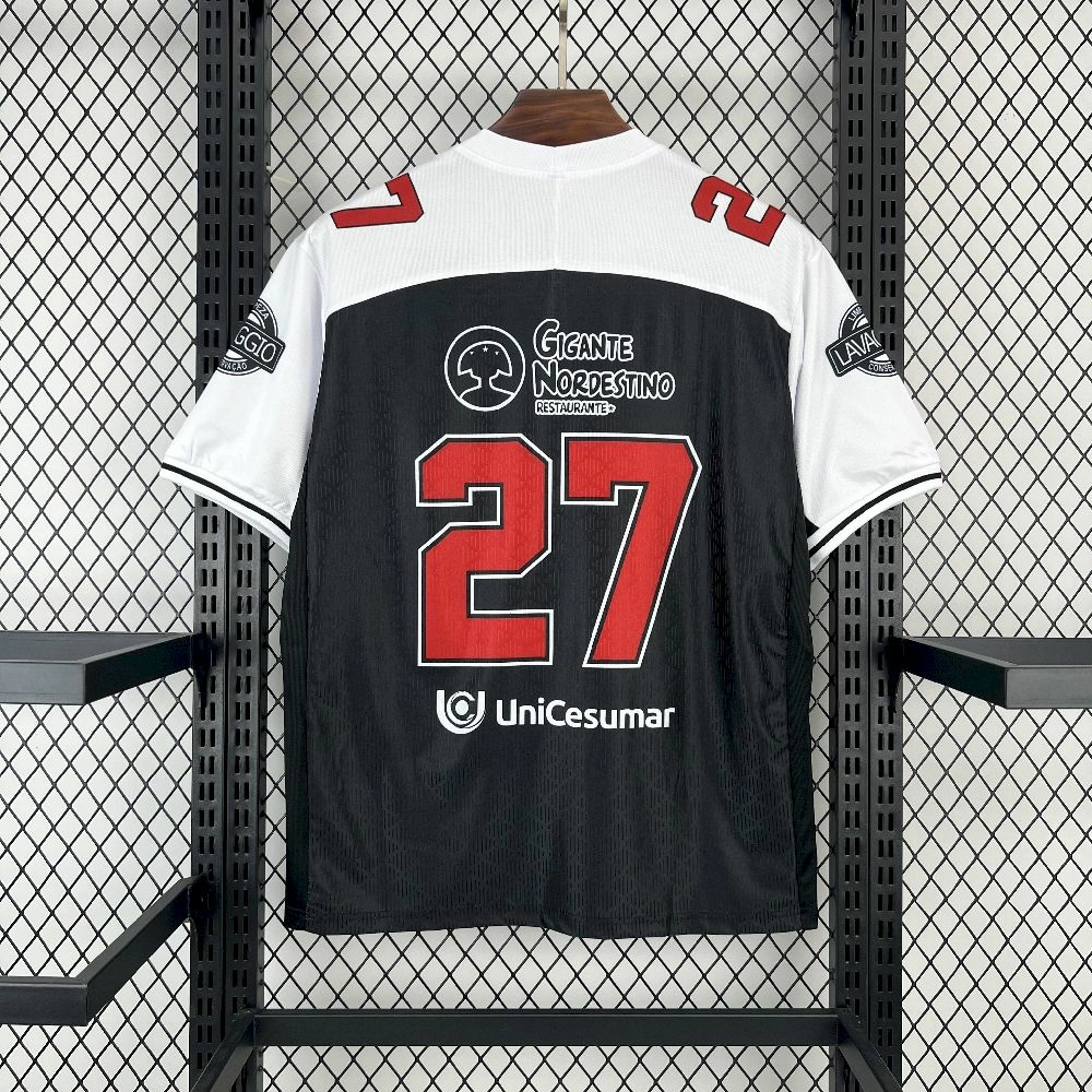 2025/26 Mens Vasco Da Gama Camisa Almirantes 27 Jersey
