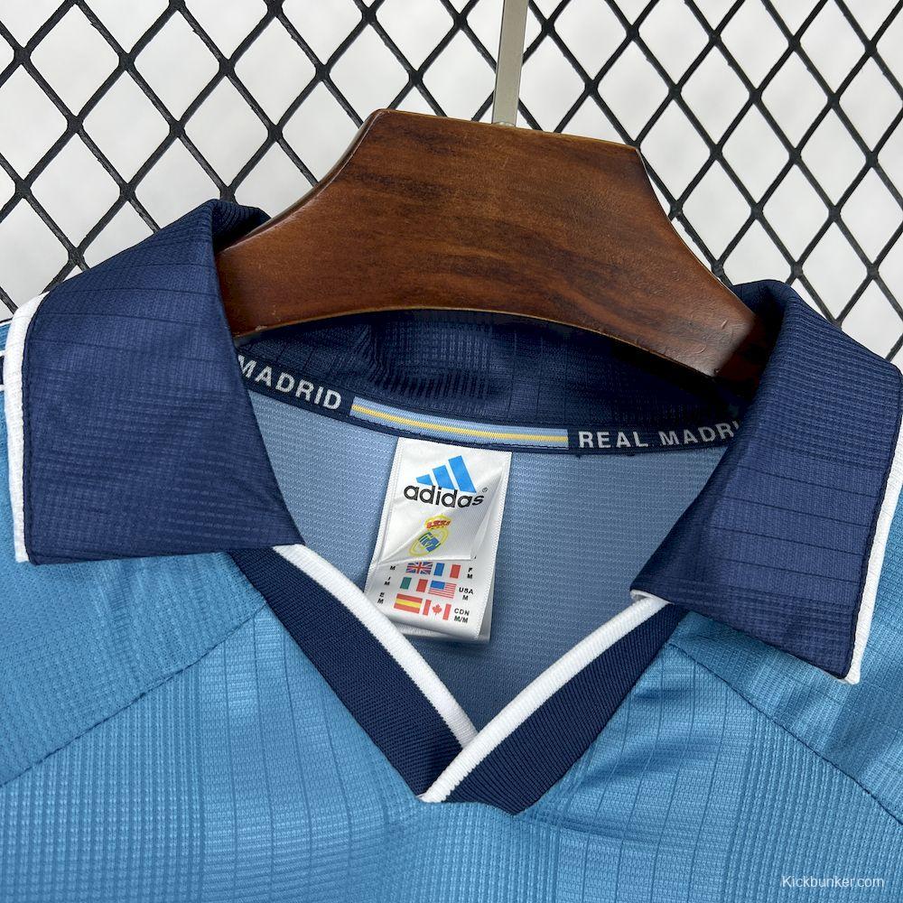1999/00 Retro Real Madrid Third Long Sleeve Jersey