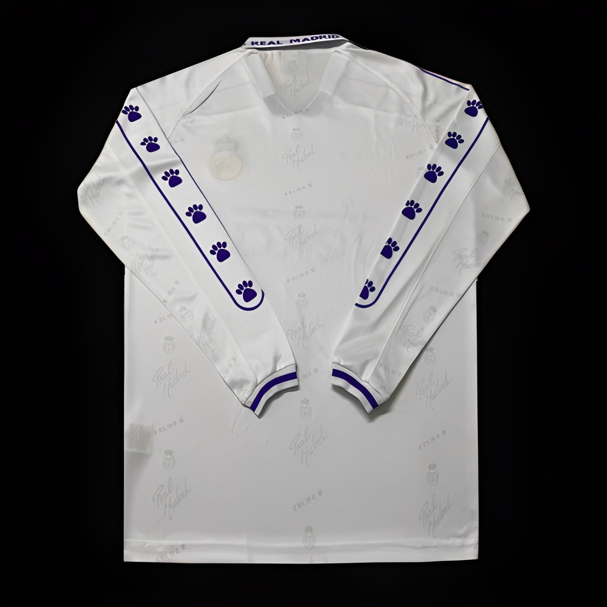 Retro 95/96 Real Madrid Home Long Sleeve Jersey