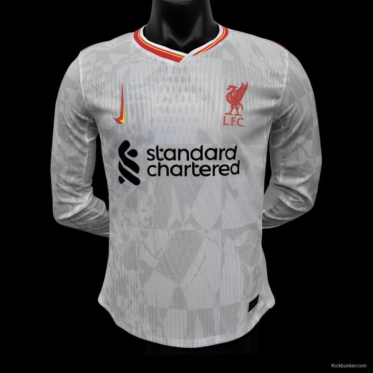 Player Version 24/25 Liverpool Third Long Sleeve Jeresy