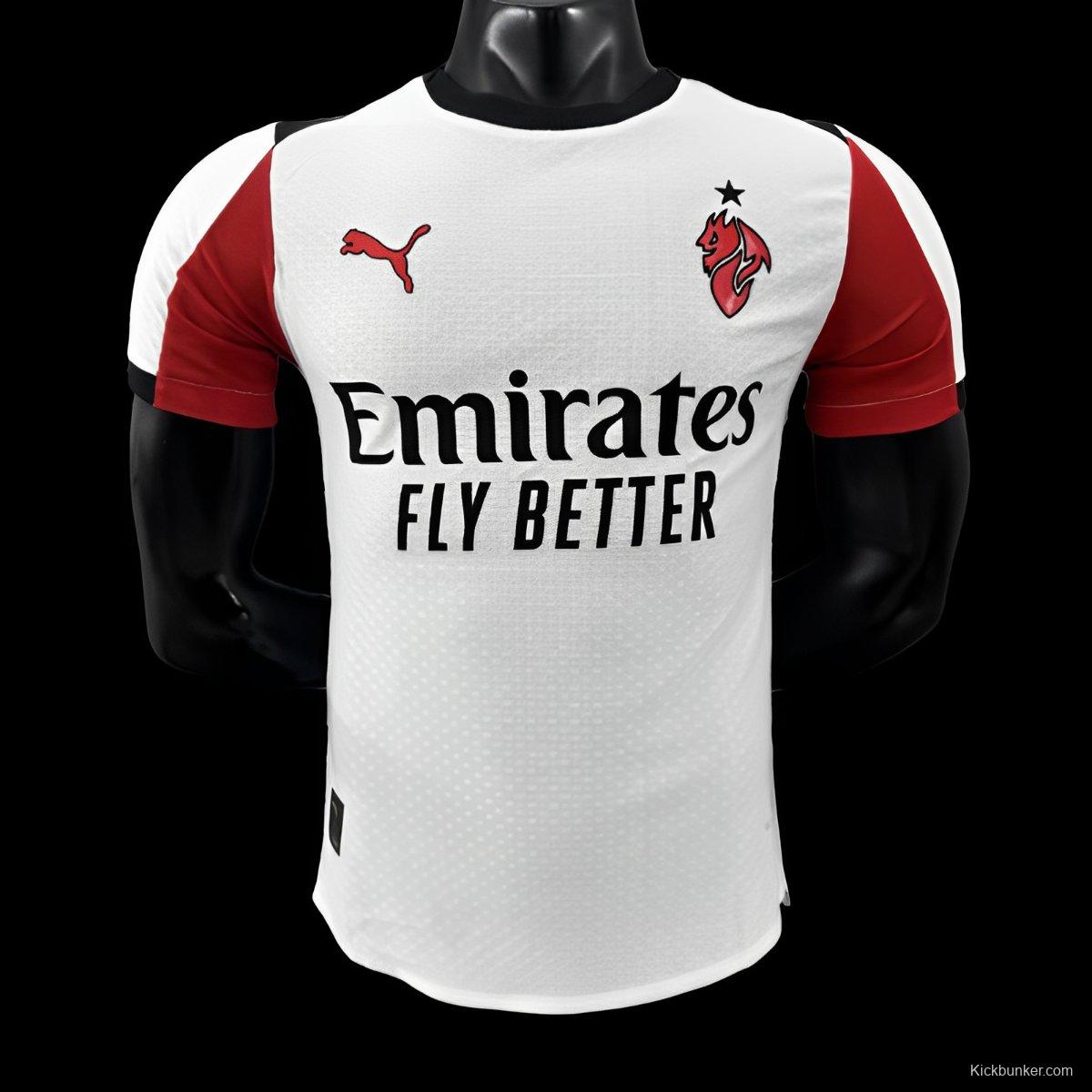 Player Version 25/26 AC Away White Jersey
