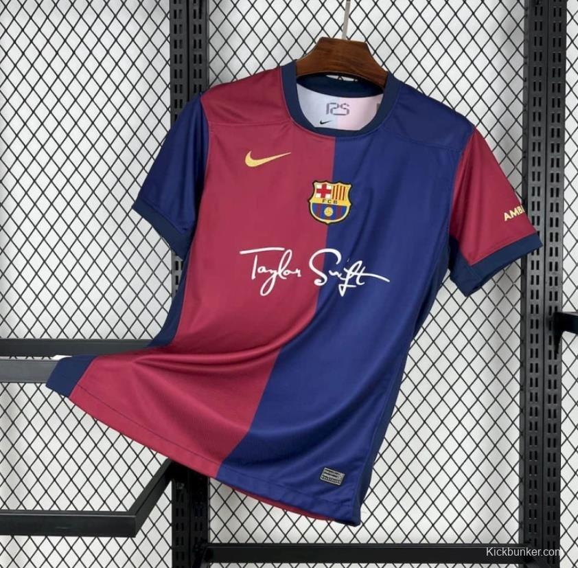 24/25 Barcelona x Taylor Swift Home Special Jersey