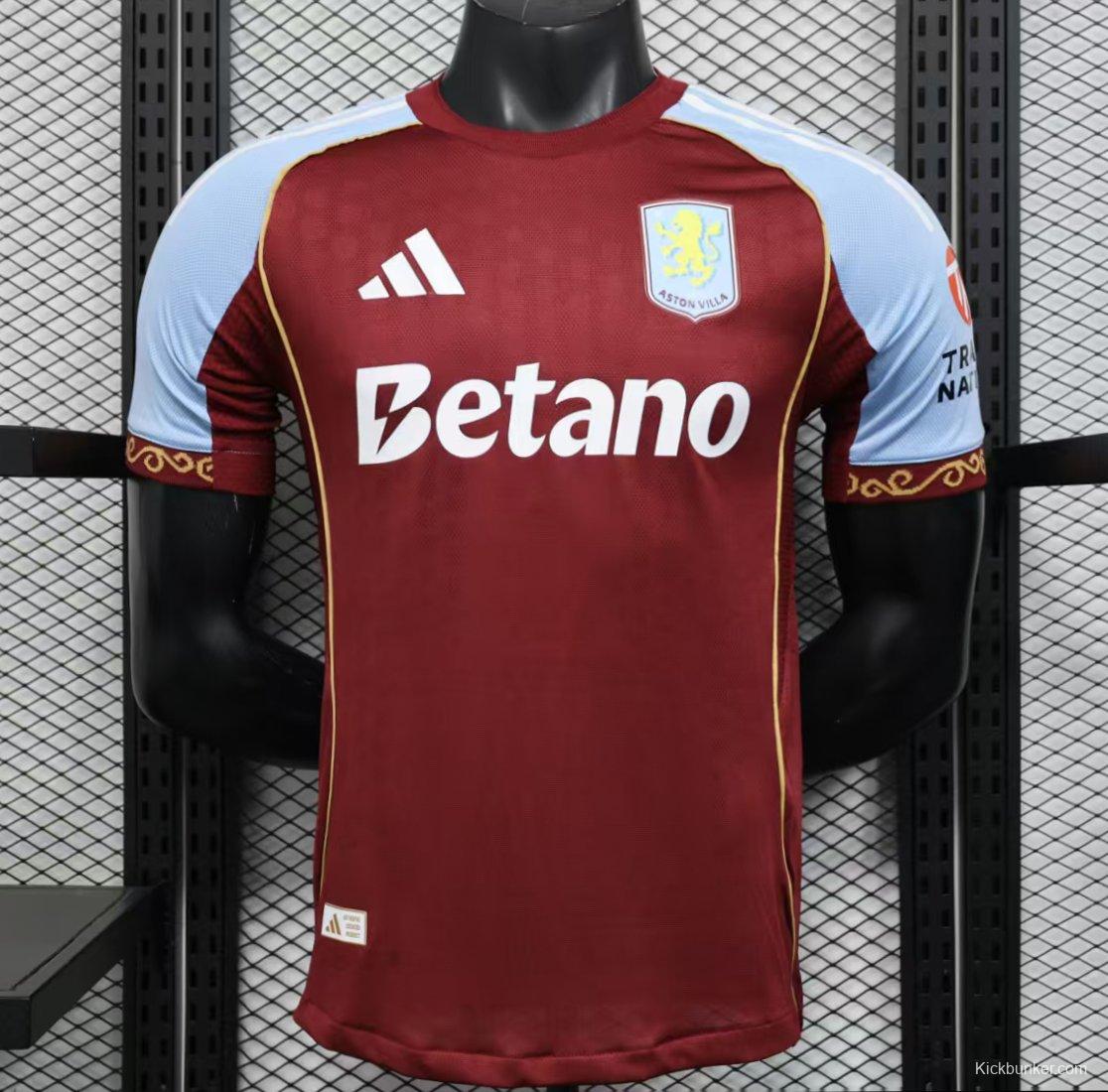Player Version 25/26 Aston Villa Home Jersey