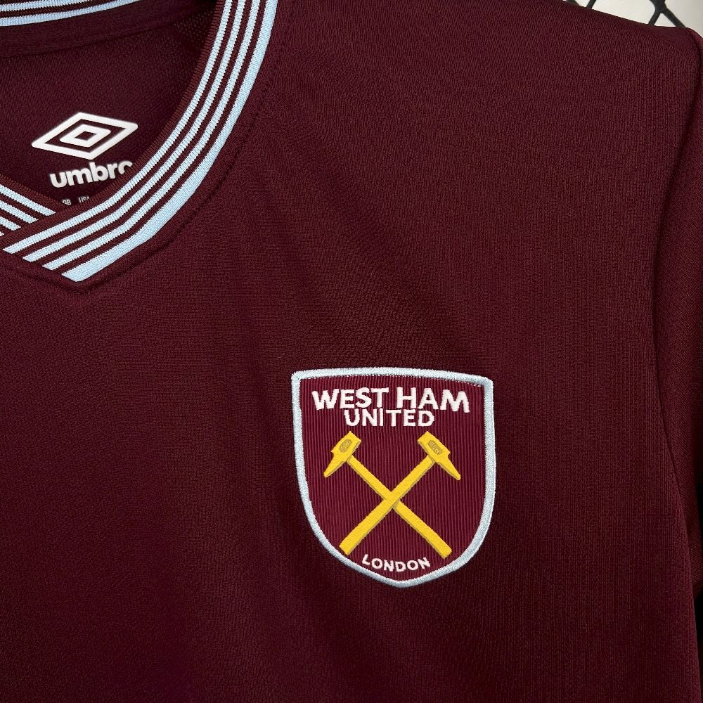 25/26 west Ham United Home Jersey
