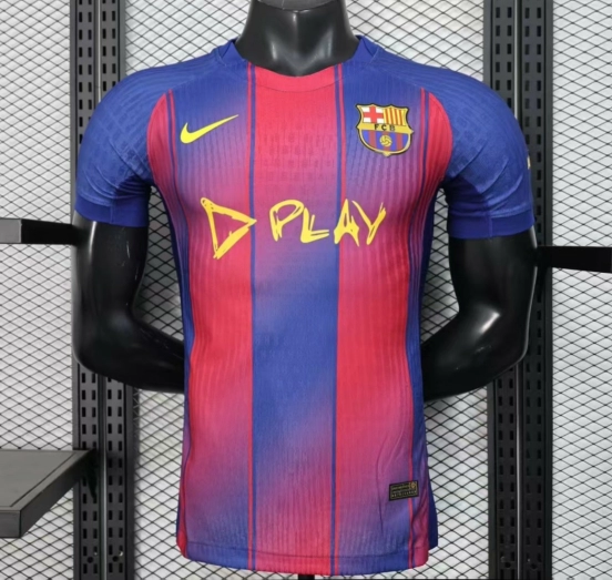 Player Version 25/26 Barcelona Ed Sheraan Special Jersey