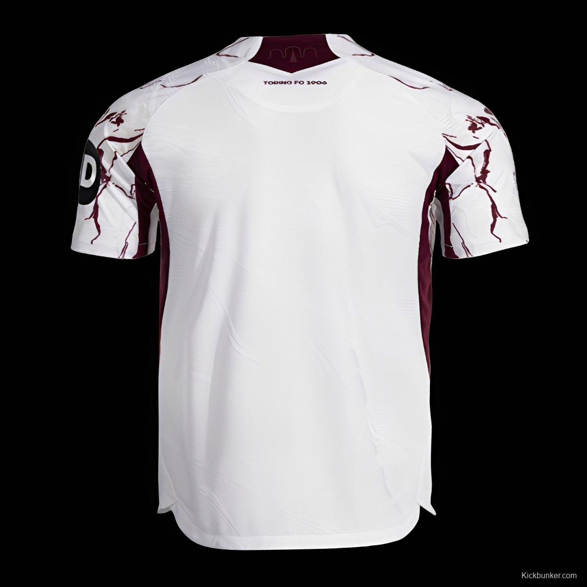 25/26 Torino Away White Jersey