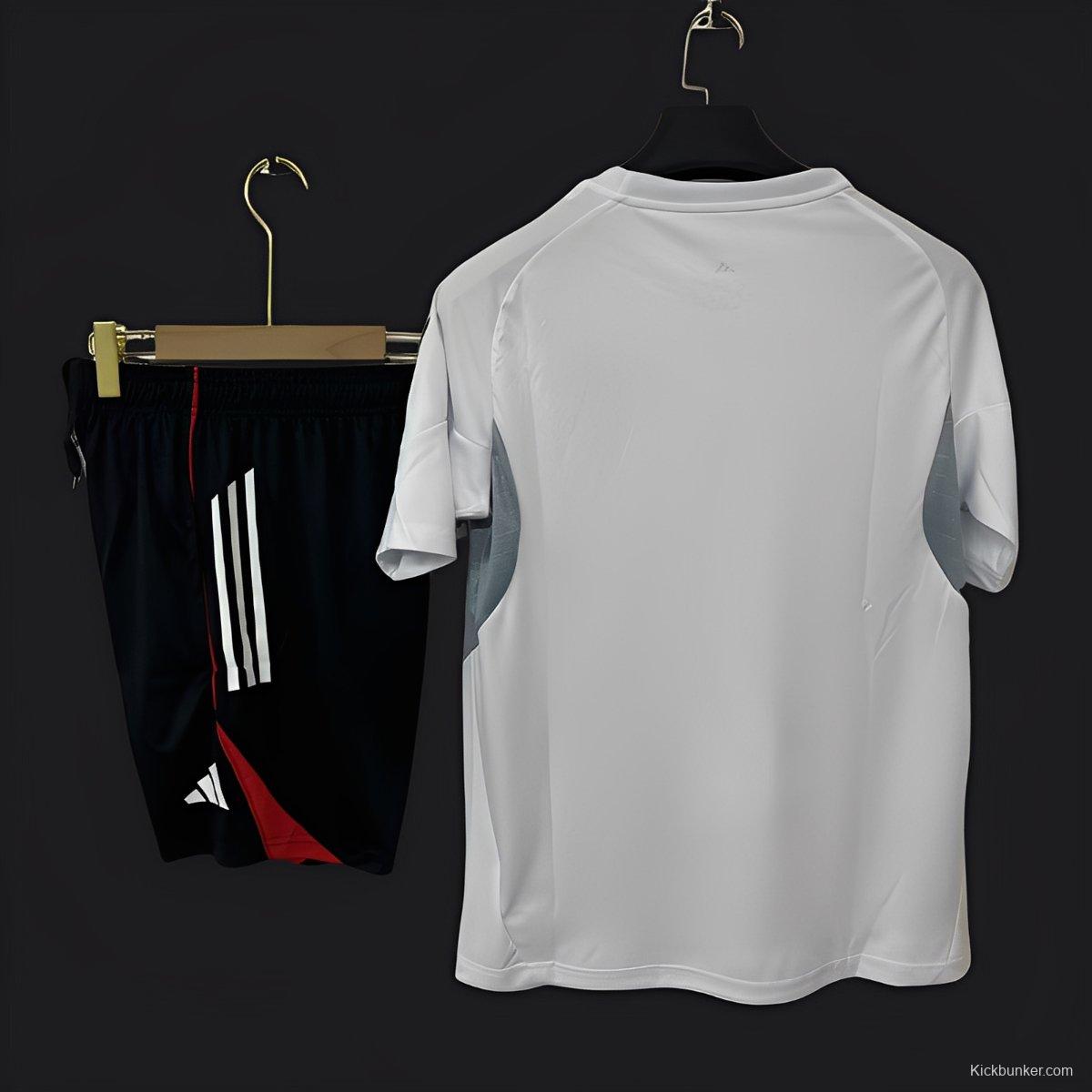 25/26 Benfica White Short Sleeve Jersey+Shorts