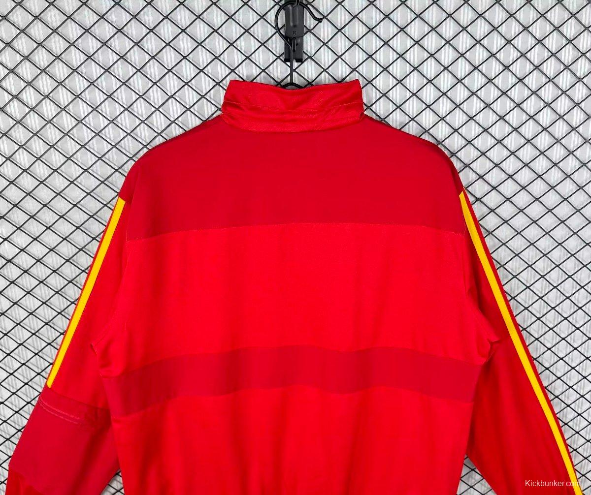 Retro 2010 Spain Home Full Zipper Jacket