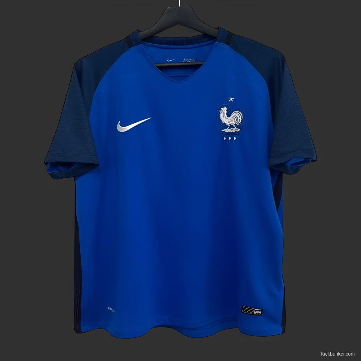 Retro 2016 France Home Jersey