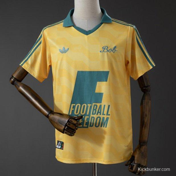 2026  Jamaica X Originals Bob Marley Football Yellow Jersey