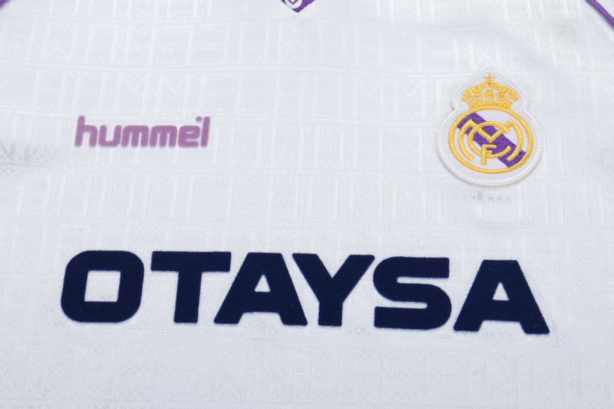 Retro 90/92 Kids Real Madrid Home Jersey