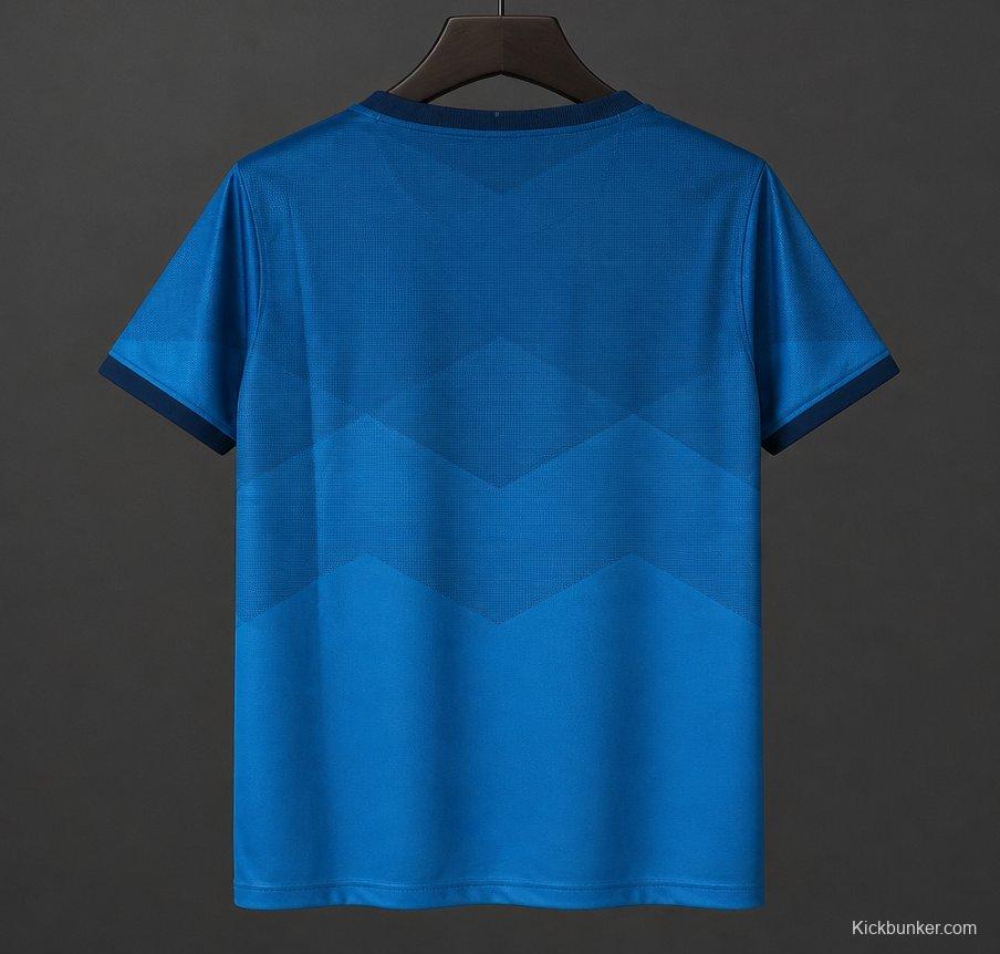 Retro 2021 Brazil Away Blue Jersey