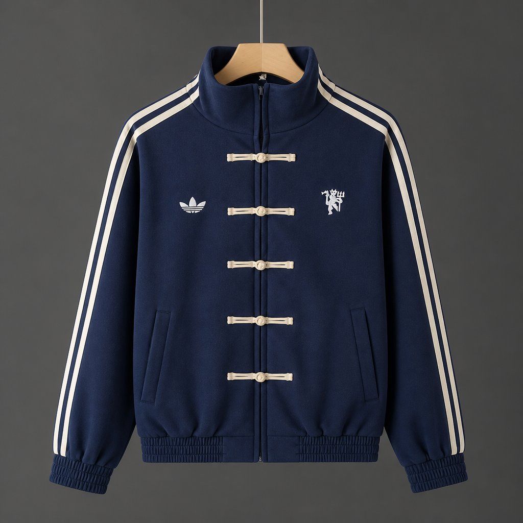 26/27 Manchester United  x Adidas New Year Limited Edition Navy Track Jacket