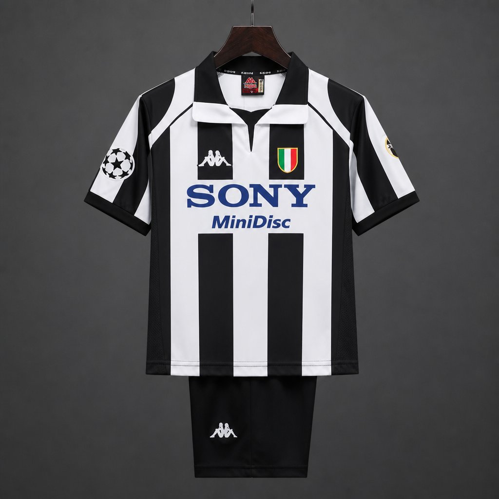 Retro Kids 97/98  Juventus Home Jersey