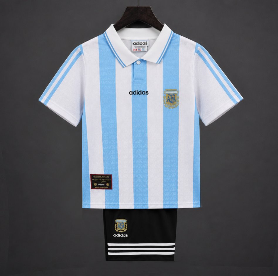 Retro Kids 1994 Argentina Home Jersey