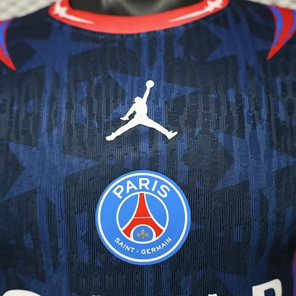 Player Version 26/27 PSG x Jordan Special Navy Blue/Red Jersey