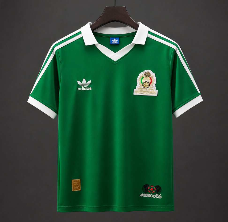 Retro 1986 Mexico Home Jersey